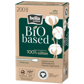 bella Cotton BIO Wattestäbchen FALTSCHACHTEL