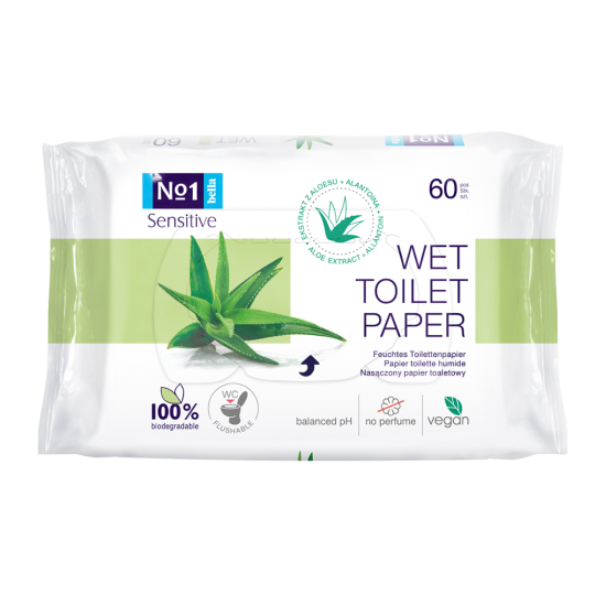 bella No. 1 feuchtes Toilettenpapier Sensitive