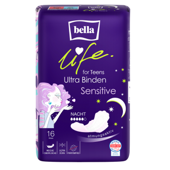 bella for Teens Ultra Binden Sensitive Nacht