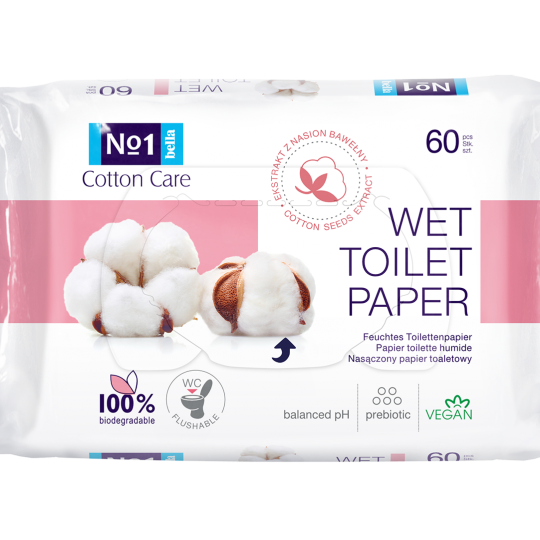 bella No.1 feuchtes Toilettenpapier Cotton Care