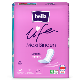 bella Maxi Damenbinden Normal ohne Flügel