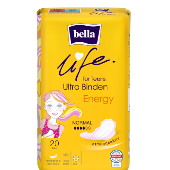 bella life for Teens Ultra Binden Energy