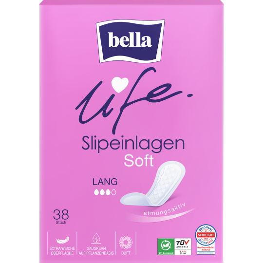 bella Slipeinlagen Soft Lang mit Frischeduft