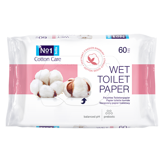 bella No.1 feuchtes Toilettenpapier Cotton Care