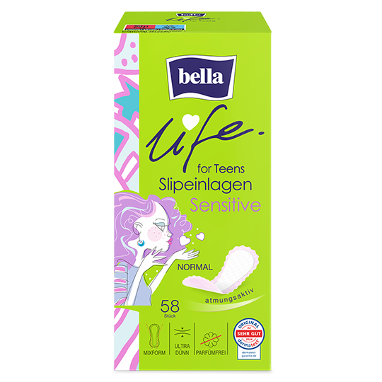 bella life for Teens Slipeinlagen Sensitive Normal