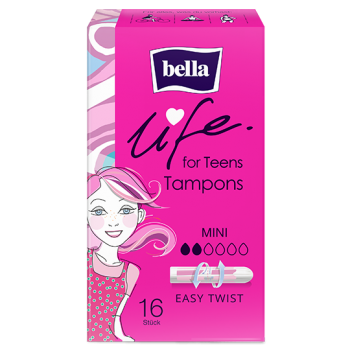 bella life for Teens Mini Tampons