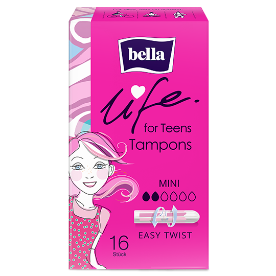 bella life for Teens Mini Tampons