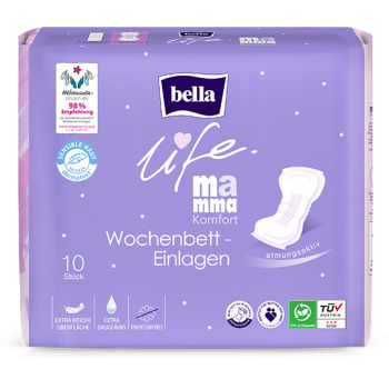 bella life Mamma Komfort Wochenbett-Einlagen