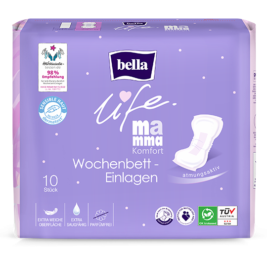 bella life Mamma Komfort Wochenbett-Einlagen