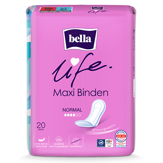 bella life Maxi Binden Normal ohne Flügel