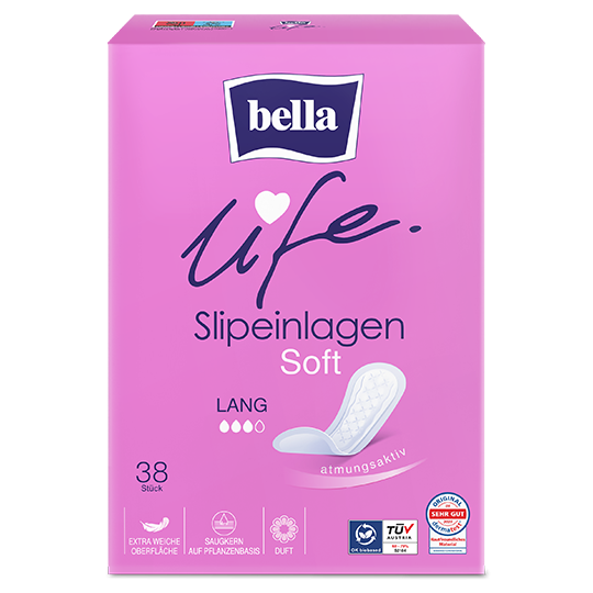 bella life Slipeinlagen Soft Lang mit Duft