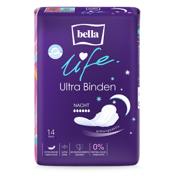 bella life ultra binden Nacht Mit Flügeln